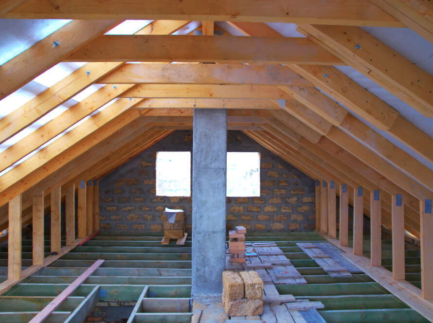 Repair of the attic